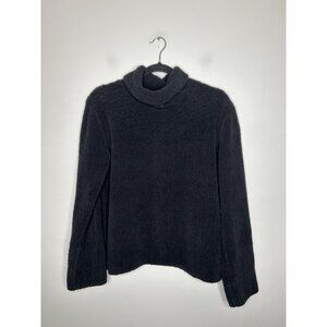 Columbia Women's Pullover Sweatshirt Sherpa Cowl Neck Black  Size Large